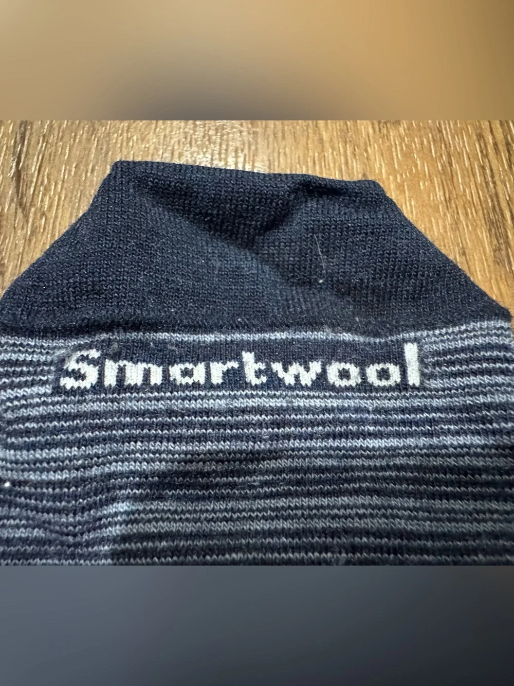 Smartwool Everyday Crew Socks Blue Striped Women’s Size Small